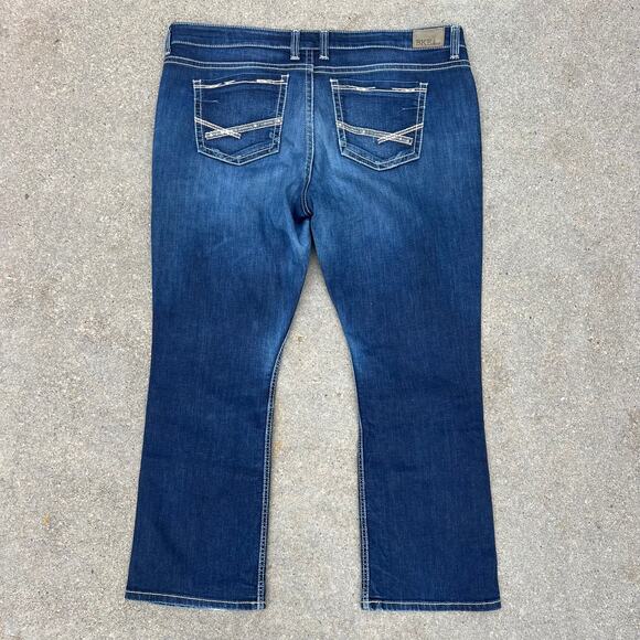 Buckle BKE Harper Boot Stretch Plus Size Womens 38R Blue Jeans - Picture 3 of 7